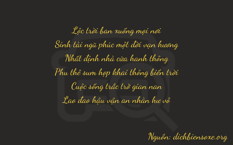 Thơ dịch biển số xe 65153