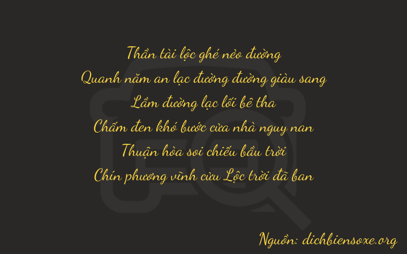 Thơ dịch biển số xe 65179