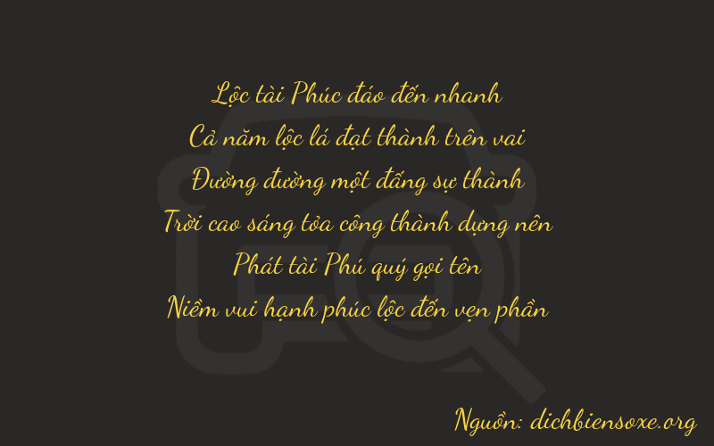 Thơ dịch biển số xe 65183