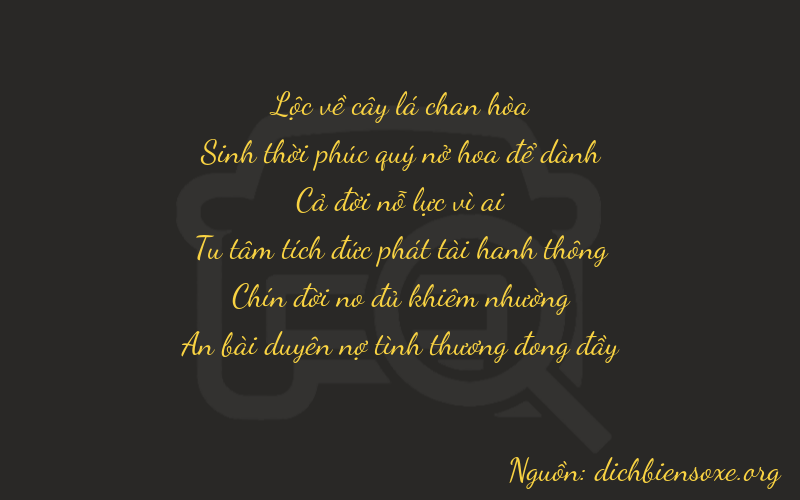Thơ dịch biển số xe 65194
