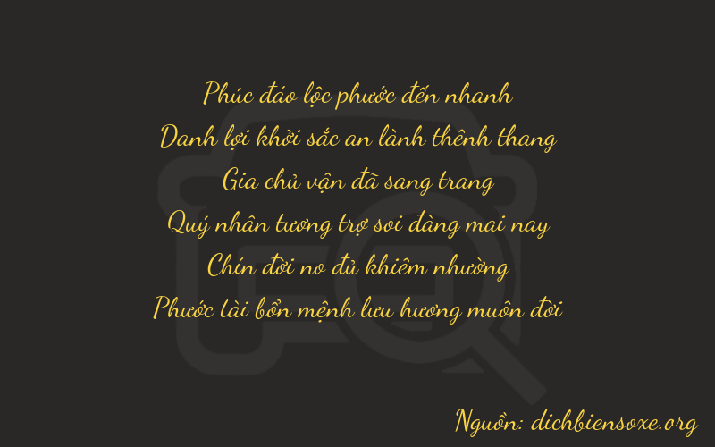 Thơ dịch biển số xe 65196