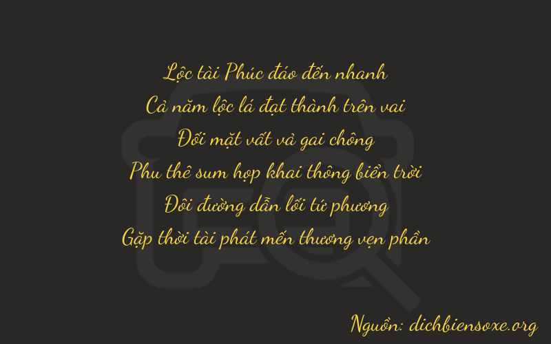 Thơ dịch biển số xe 65228