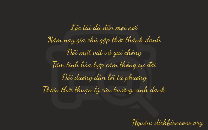 Thơ dịch biển số xe 65229