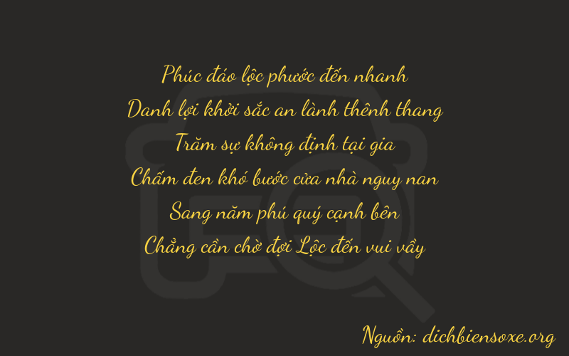 Thơ dịch biển số xe 65250