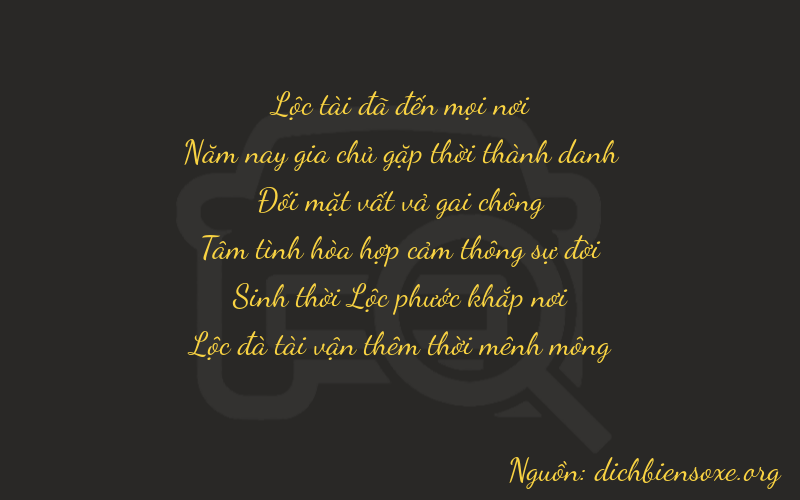 Thơ dịch biển số xe 65256