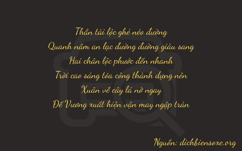Thơ dịch biển số xe 65269