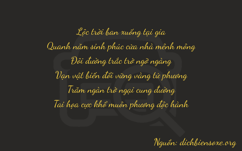 Thơ dịch biển số xe 65271