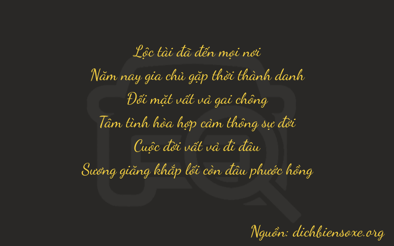Thơ dịch biển số xe 65274