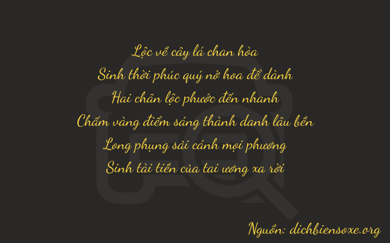 Thơ dịch biển số xe 65275