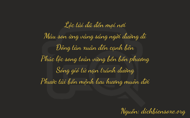 Thơ dịch biển số xe 67436