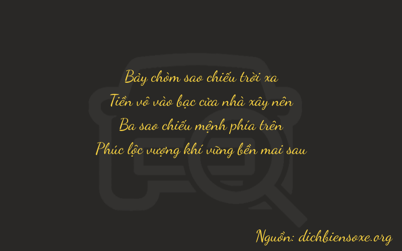 Thơ dịch biển số xe 7036