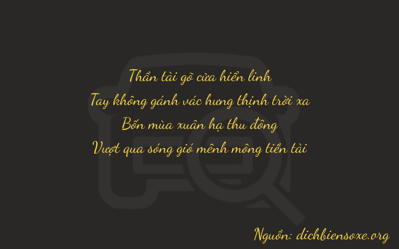 Thơ dịch biển số xe 7043