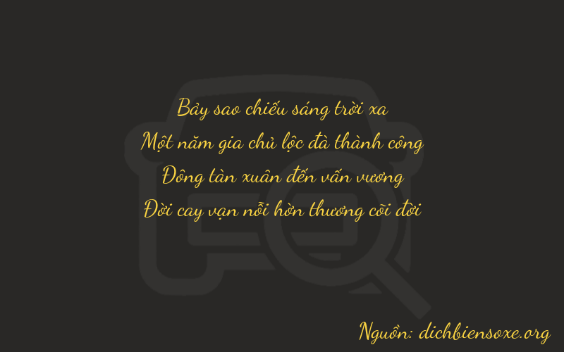 Thơ dịch biển số xe 7147