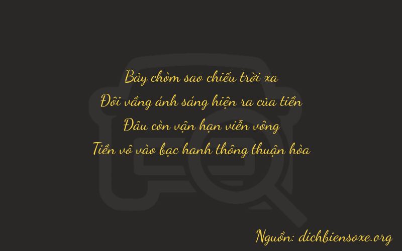 Thơ dịch biển số xe 7200