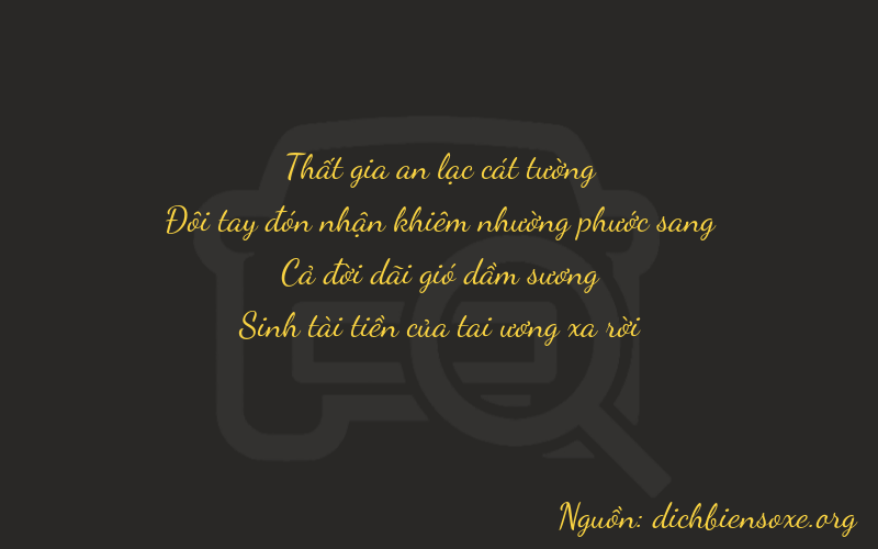 Thơ dịch biển số xe 7215