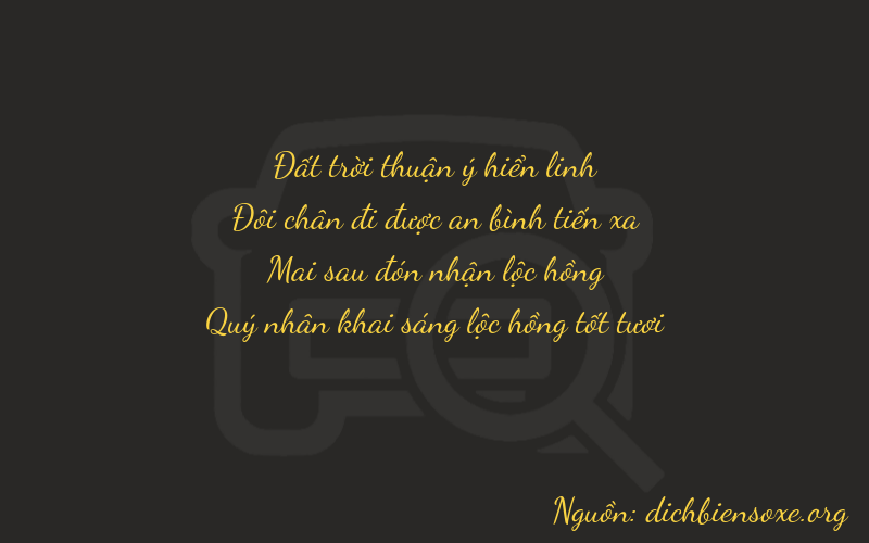 Thơ dịch biển số xe 7226