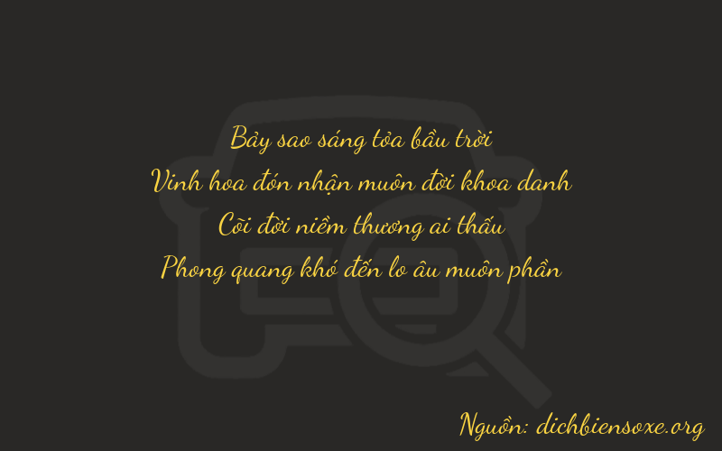 Thơ dịch biển số xe 7241
