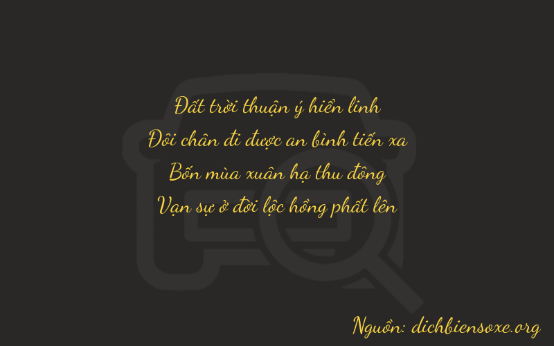 Thơ dịch biển số xe 7244