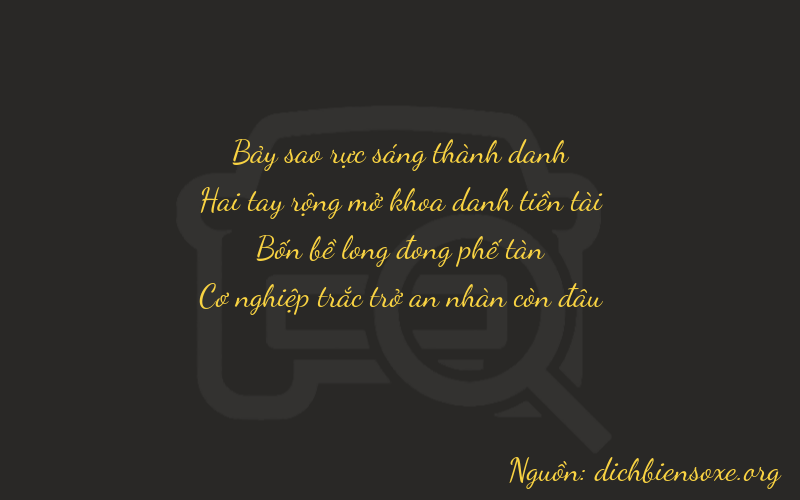 Thơ dịch biển số xe 7249