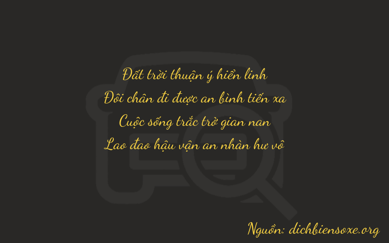 Thơ dịch biển số xe 7253