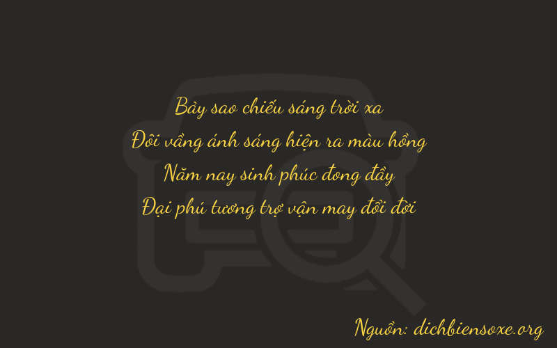 Thơ dịch biển số xe 7256