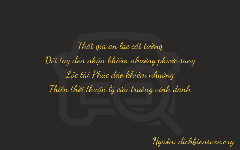 Thơ dịch biển số xe 7269