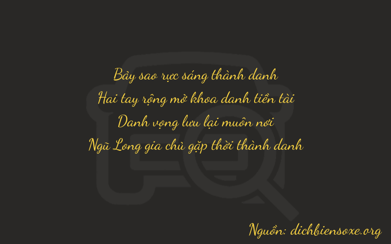 Thơ dịch biển số xe 7285