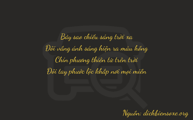Thơ dịch biển số xe 7292