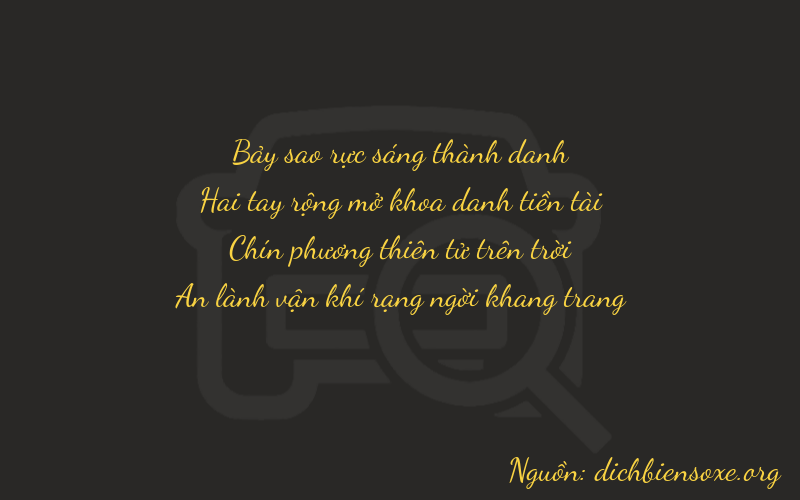 Thơ dịch biển số xe 7294