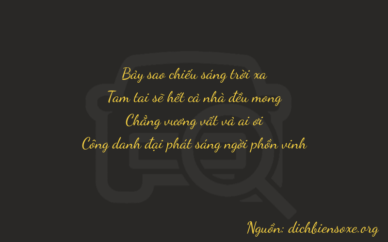 Thơ dịch biển số xe 7301