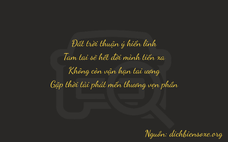 Thơ dịch biển số xe 7308