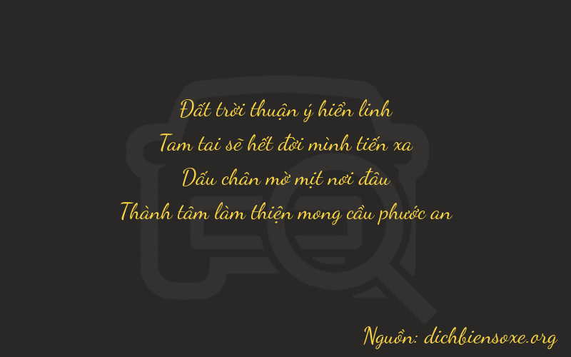 Thơ dịch biển số xe 7353