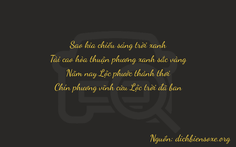 Thơ dịch biển số xe 7359