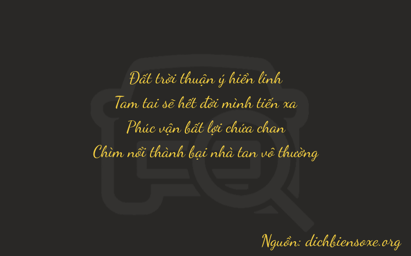 Thơ dịch biển số xe 7362