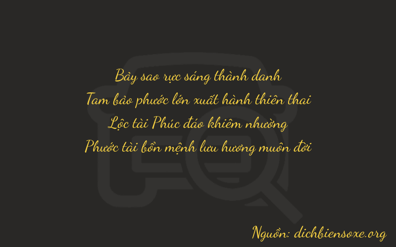 Thơ dịch biển số xe 7366