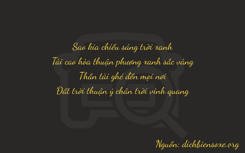 Thơ dịch biển số xe 7368