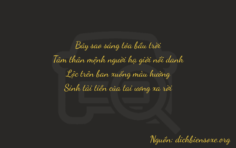 Thơ dịch biển số xe 7385