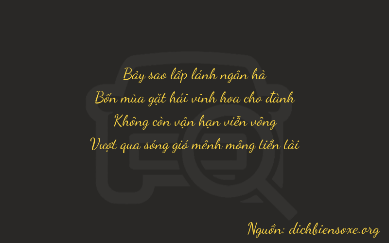 Thơ dịch biển số xe 7403