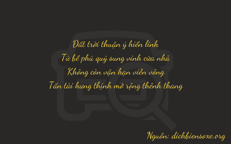 Thơ dịch biển số xe 7408
