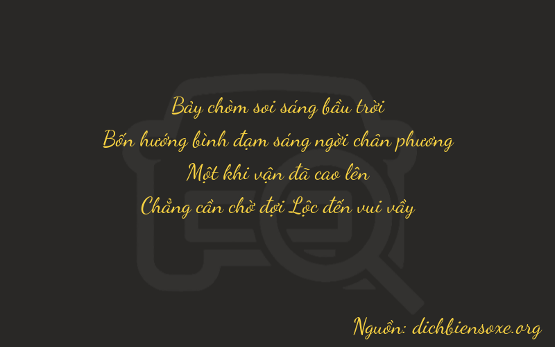 Thơ dịch biển số xe 7410