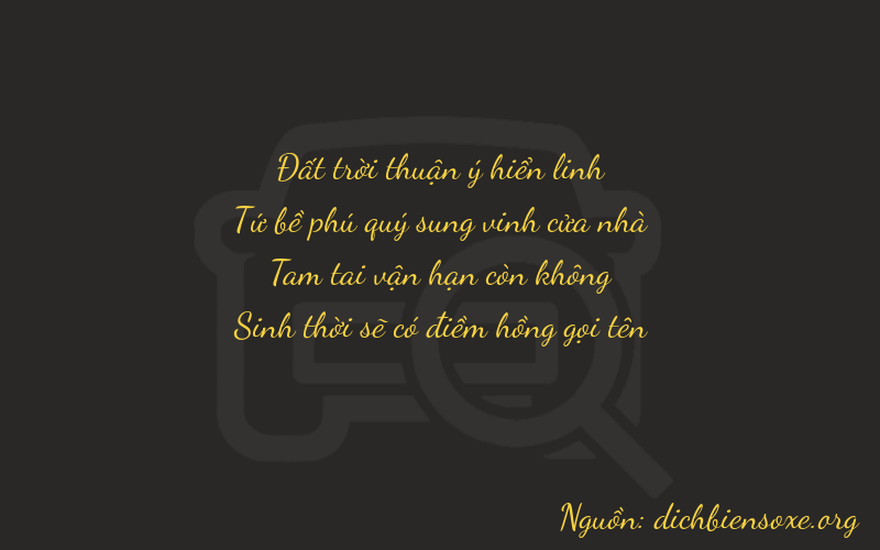 Thơ dịch biển số xe 7435