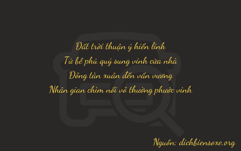 Thơ dịch biển số xe 7444