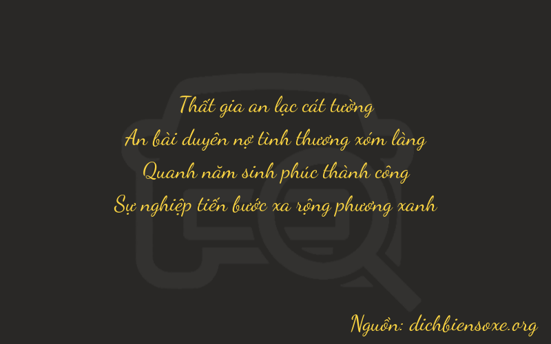 Thơ dịch biển số xe 7452