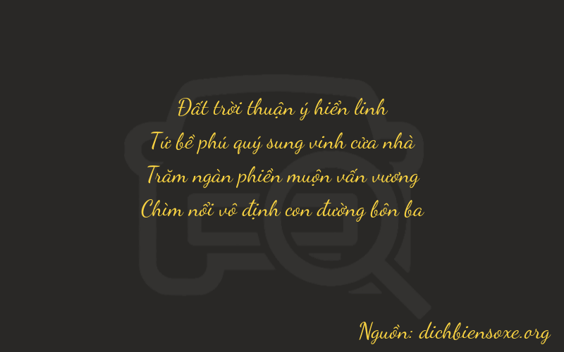 Thơ dịch biển số xe 7453