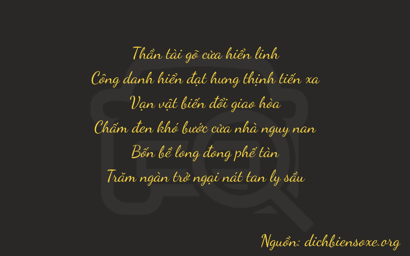 Thơ dịch biển số xe 72646