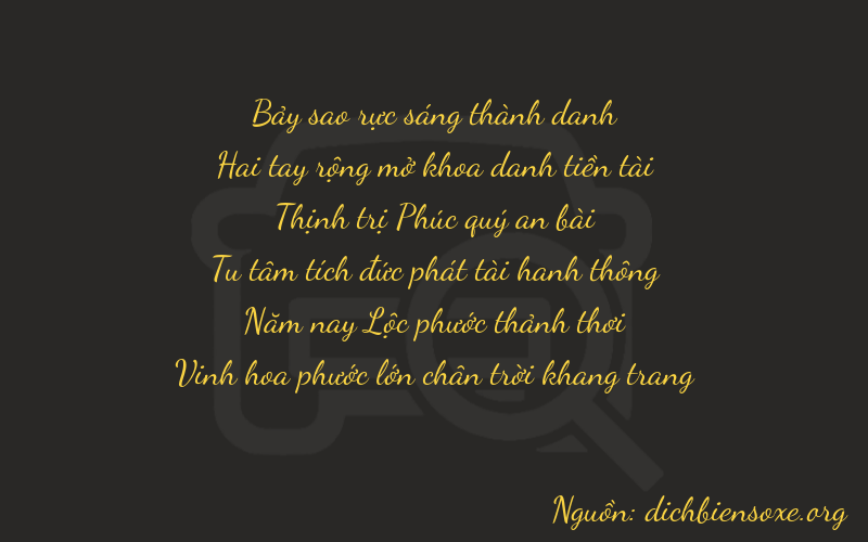 Thơ dịch biển số xe 72652