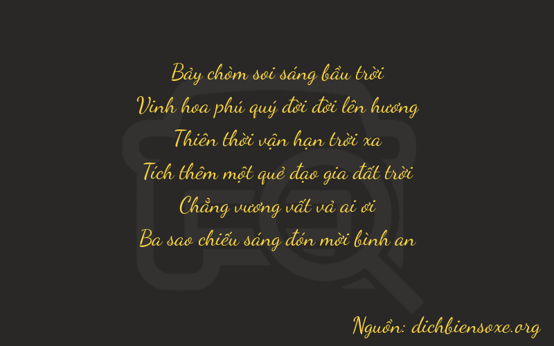 Thơ dịch biển số xe 72703