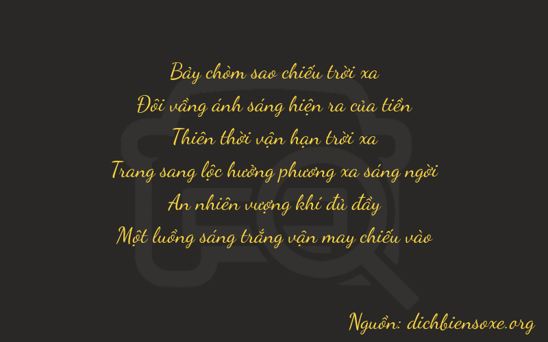 Thơ dịch biển số xe 72711