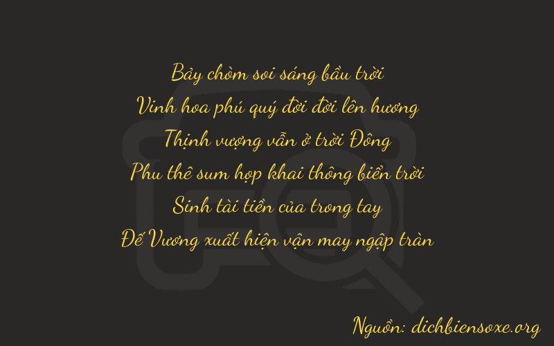 Thơ dịch biển số xe 72739