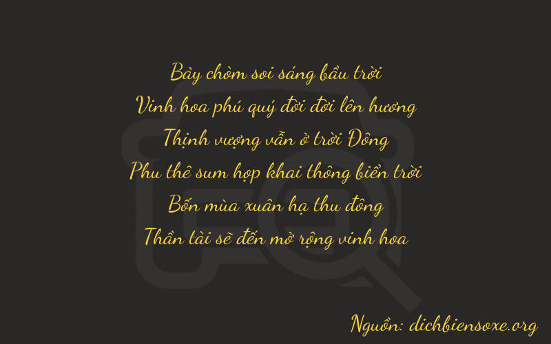 Thơ dịch biển số xe 72748